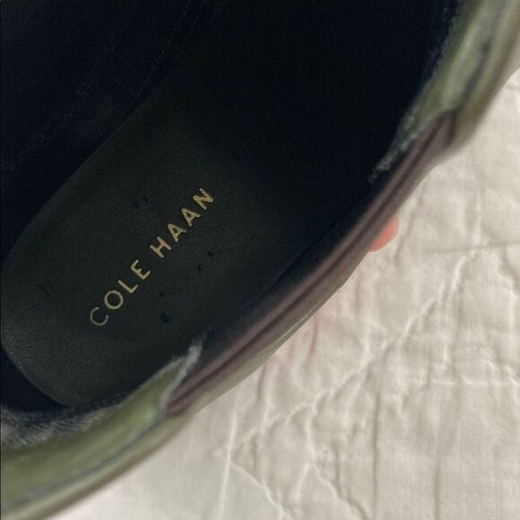 Cole Haan Olive Ankle Boots - Picture 3 of 11